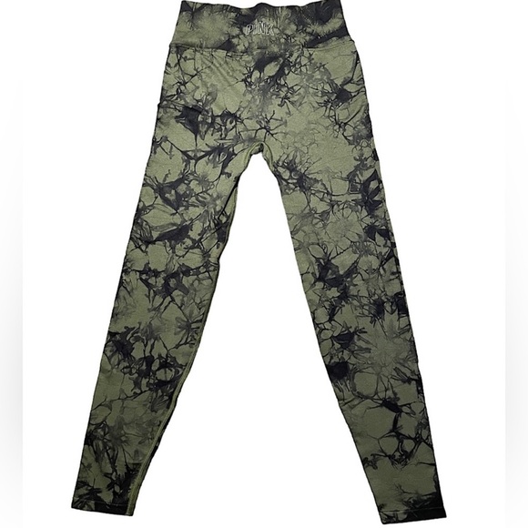 Victoria Secret PINK active seamless leggings worn once Size XS Vintage Green - Picture 1 of 6
